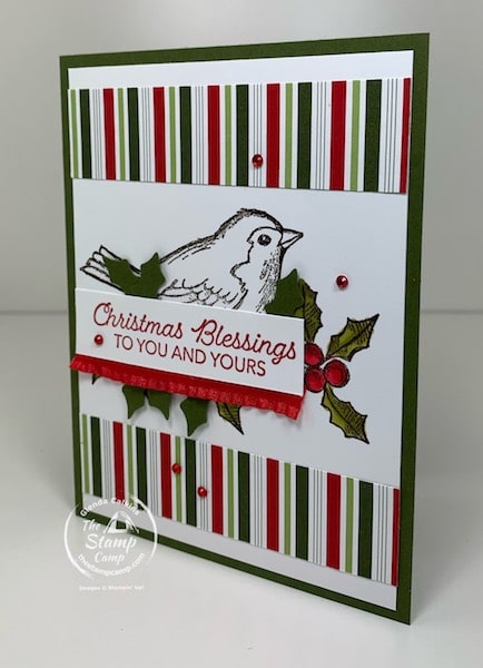 Stampin up happy holly days