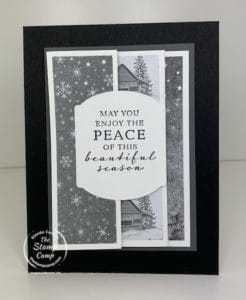 Panel Pull-Out Fun Fold Card With Peaceful Cabin Stamp Set