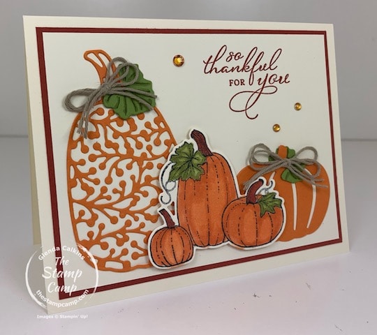 Stampin' Up! pretty pumpkins