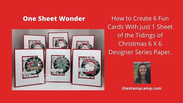 One Sheet Wonder Cards Stamping Techniques