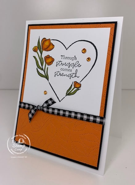 stampin up strong of heart stamp set