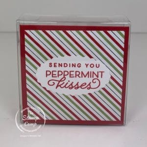 Christmas Treat Holder With Mini Christmas Card