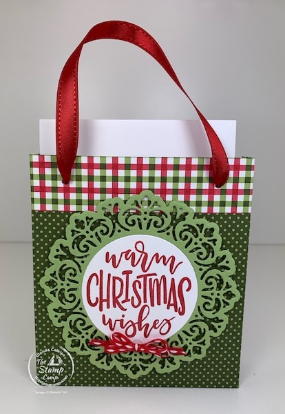 stampin up encircled in warmth gift bag