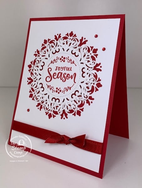 stampin up encircled in warmth