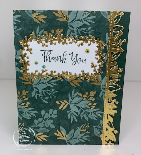designer series paper from stampin' up! Eden's Garden Bundle