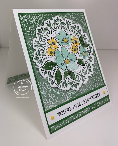 stampin up hand penned petals cards