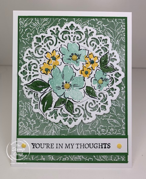 stampin up hand penned petals cards