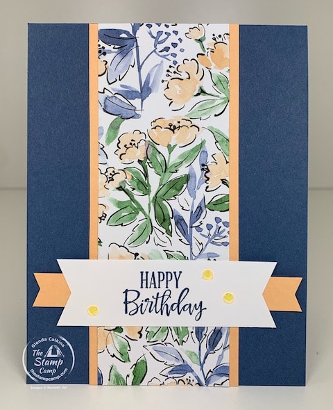 happy birthday card stampin up