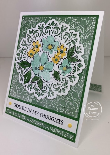 stampin up hand penned petals cards