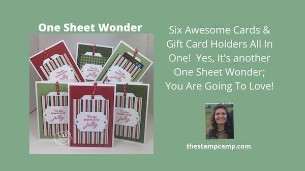 gift card holder one sheet wonder cards