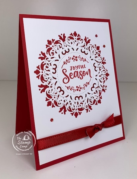 stampin up encircled in warmth