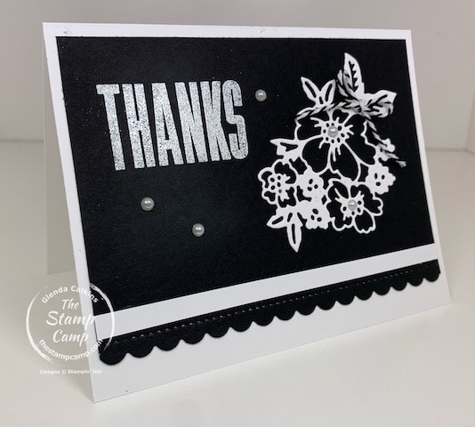 stampin up hand penned petals cards