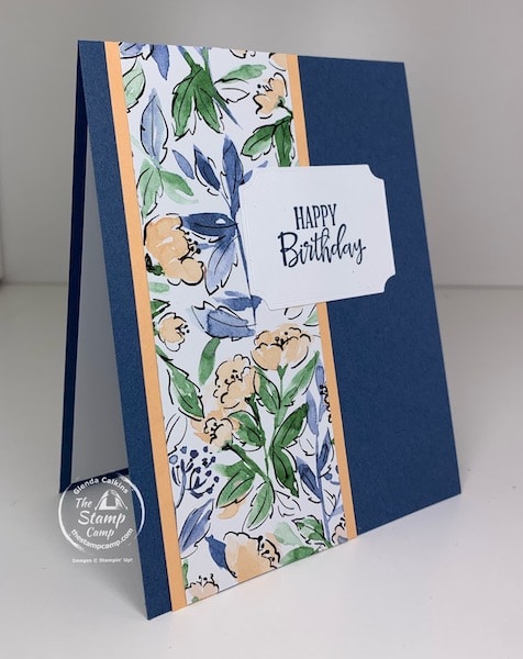stampin up happy birthday card
