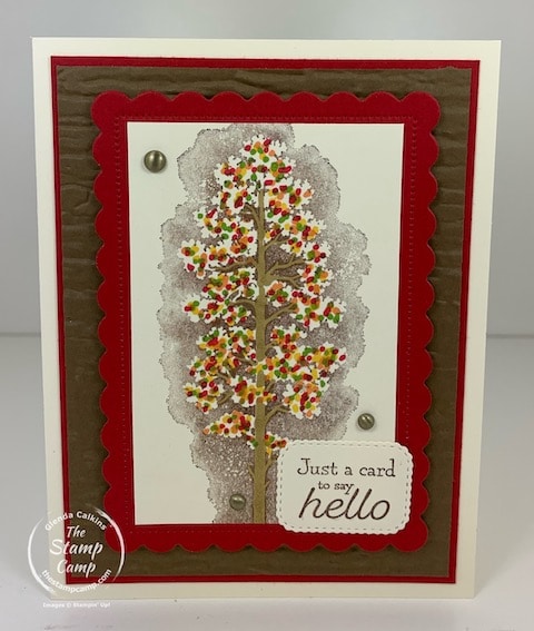 stampin' up! stamping techniques