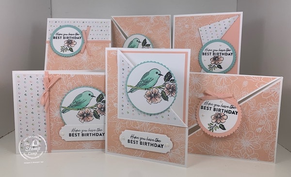 Sale-a-bration One sheet wonder cards