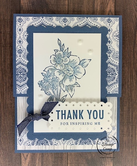 fun fold cards designer series paper from stampin up