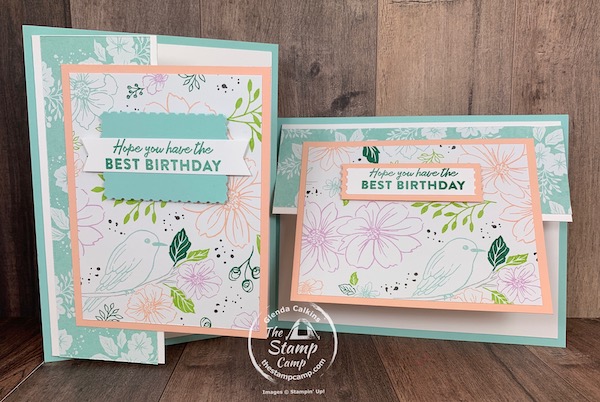 sale-a-bration one sheet wonder cards