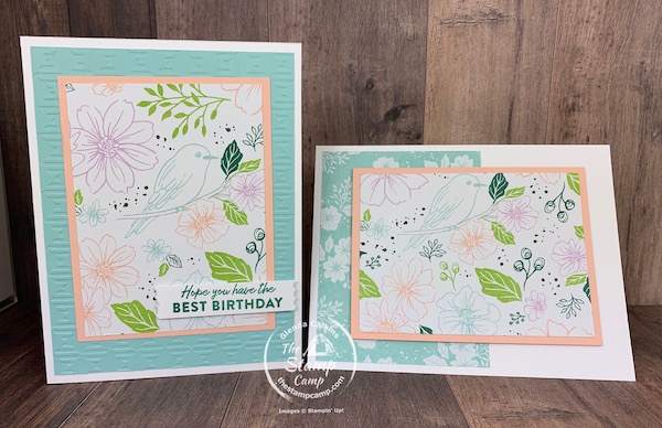 sale-a-bration one sheet wonder cards