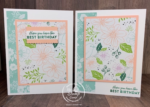 sale-a-bration one sheet wonder cards