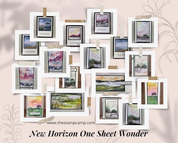 one sheet wonder cards clean and simple handmade cards