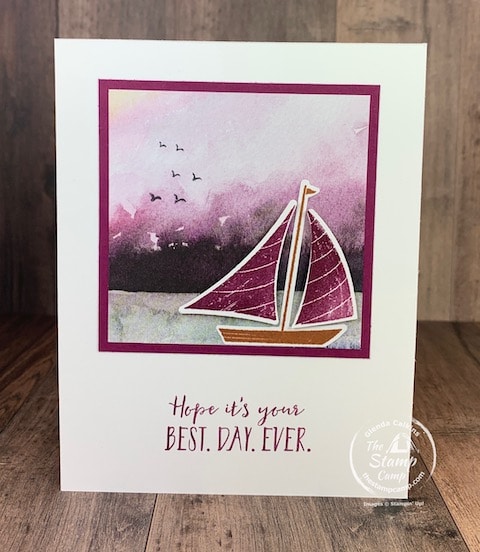 simple stamping cards one sheet wonder cards
