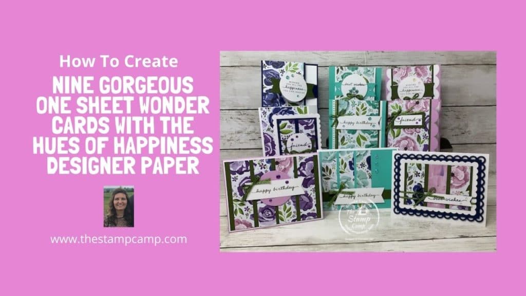 one sheet wonder stampin up