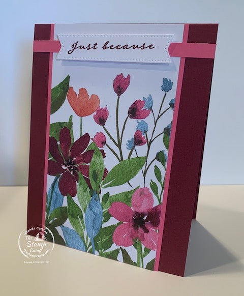 designer series paper from stampin up the stamp camp