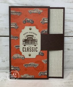 Today's Stampin' Up! He's All That is a Fun Fold Birthday Card
