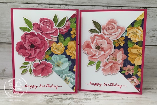 stampin up fun fold cards fun fold birthday cards