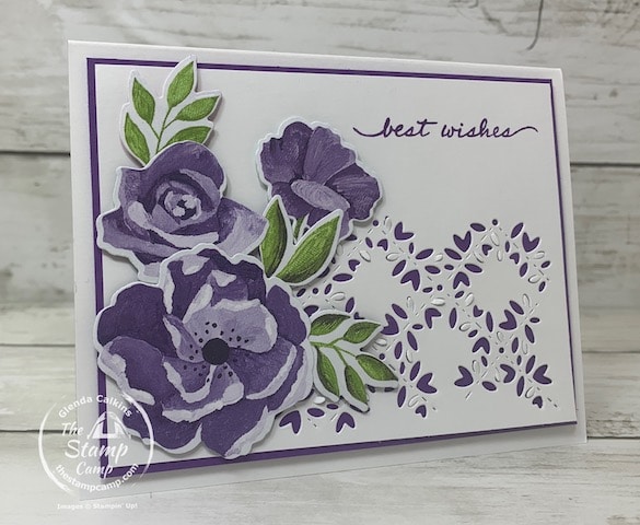 wedding wishes designer series paper from stampin up