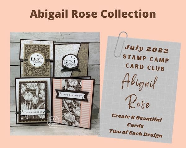 abigail rose DSP 2022 stampin up rose cottage