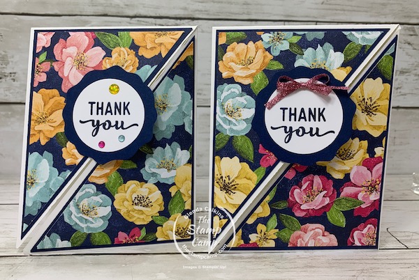 clean and simple handmade cards designer series paper from stampin up