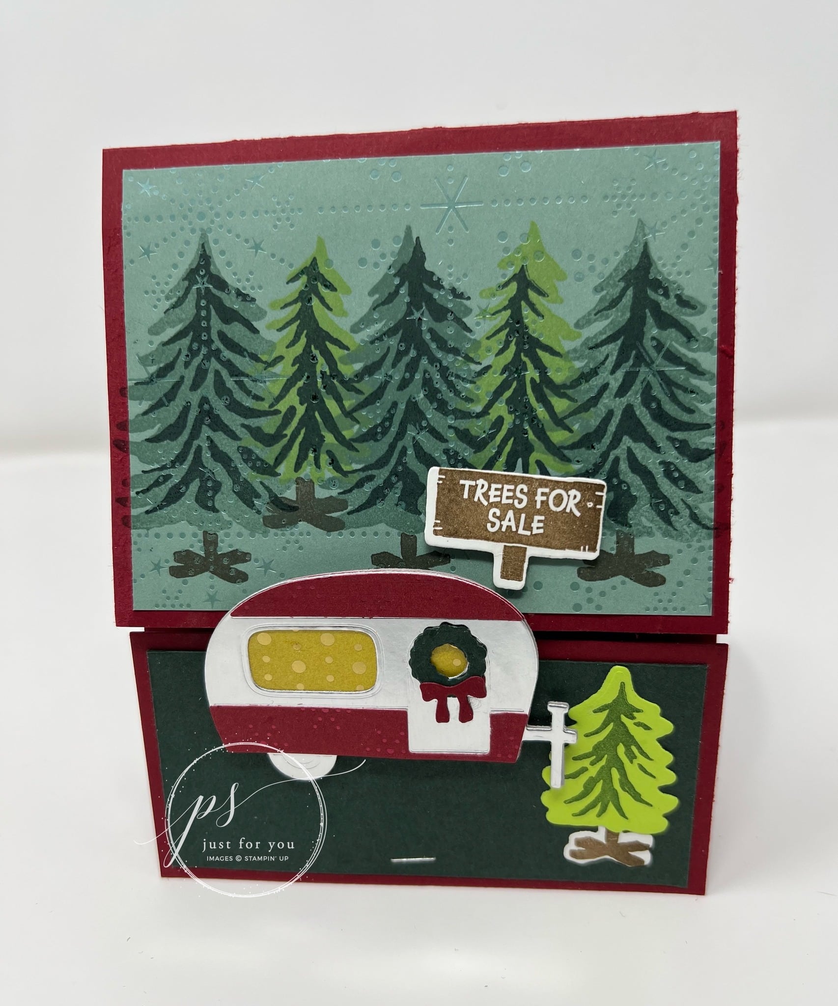 stampin up sale-a-bration tree lot dies