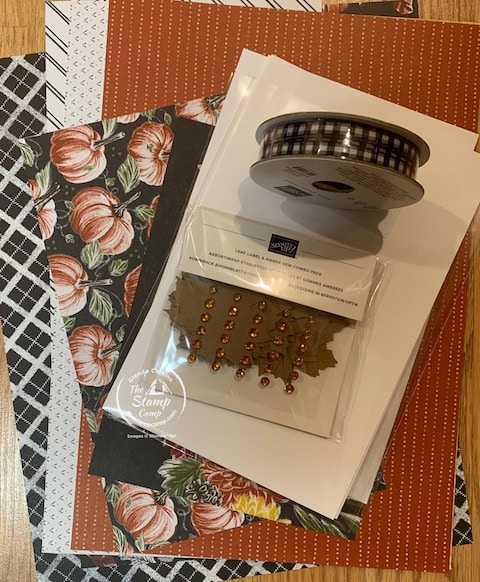 card kit of the month Rustic Harvest Suite