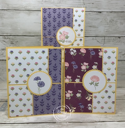 designer series paper from stampin up sale-a-bration