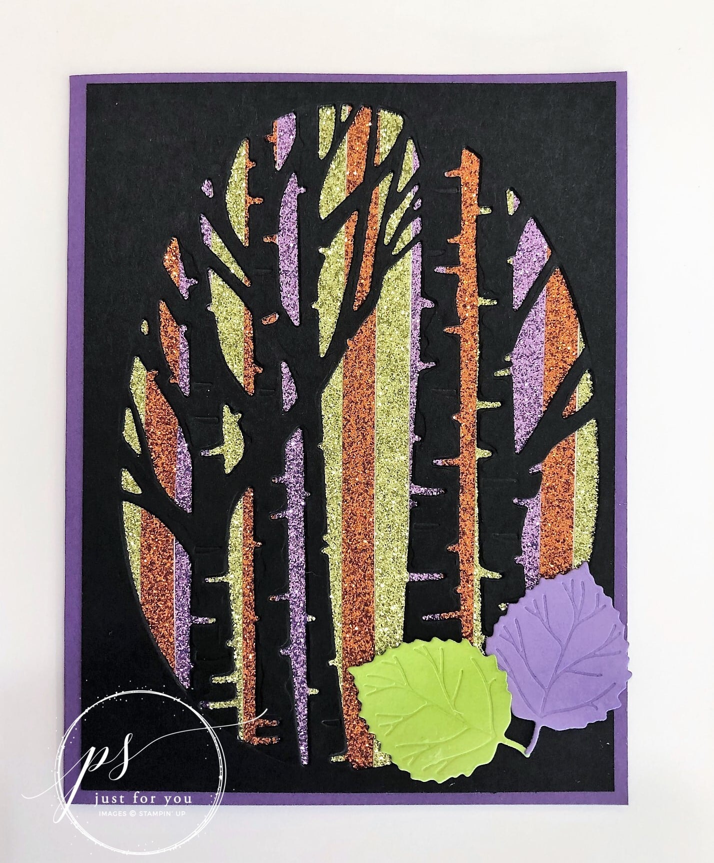 stampin up aspen tree dies