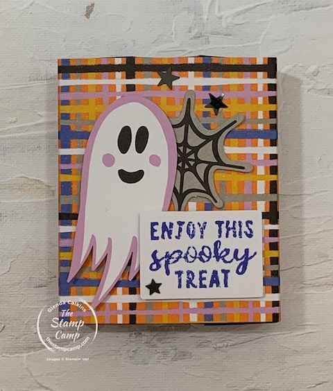 paper pumpkin Halloween treat boxes