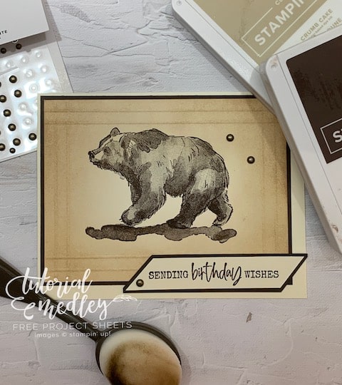 simple birthday cards using stamping techniques