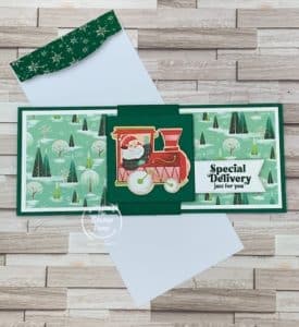 Slimline Christmas Cards and Gift Card Holder All In One!