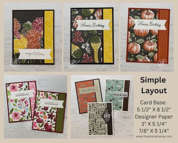 how to create simple fun fold cards
