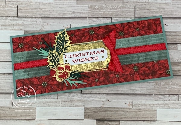 slimline cards to make for Christmas