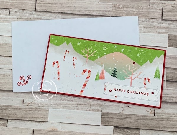 one sheet wonder slim line Christmas cards