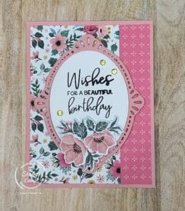 Framed Florets Birthday Card Anyone Would Love To Get!