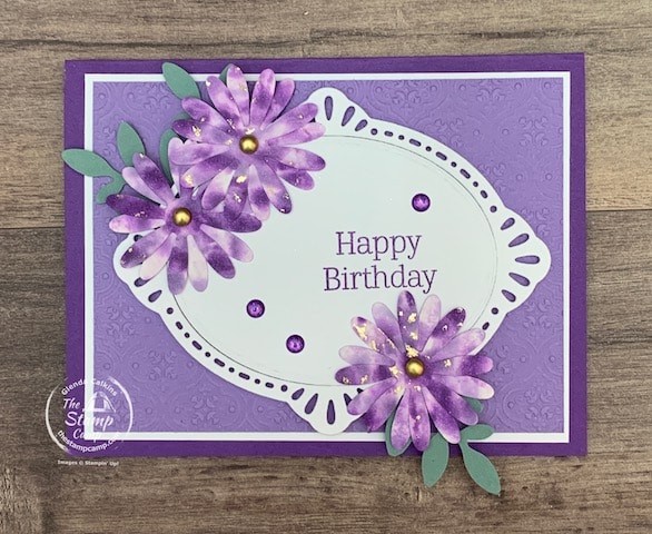 how to use heat and stick powder from stampin up
