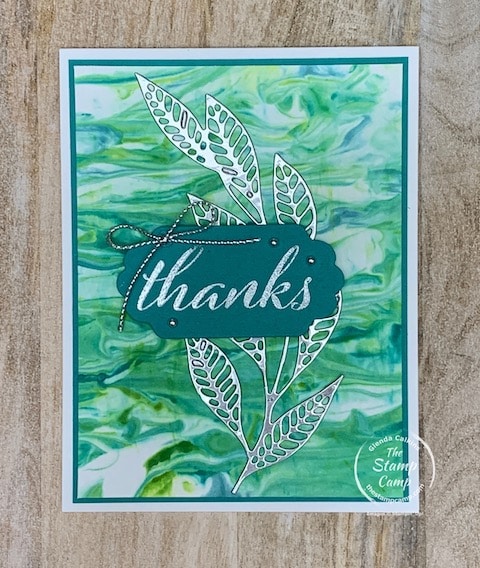 stamping techniques using ink refills for shaving cream