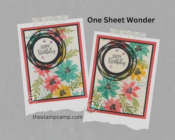 one sheet wonder cards birthday cards