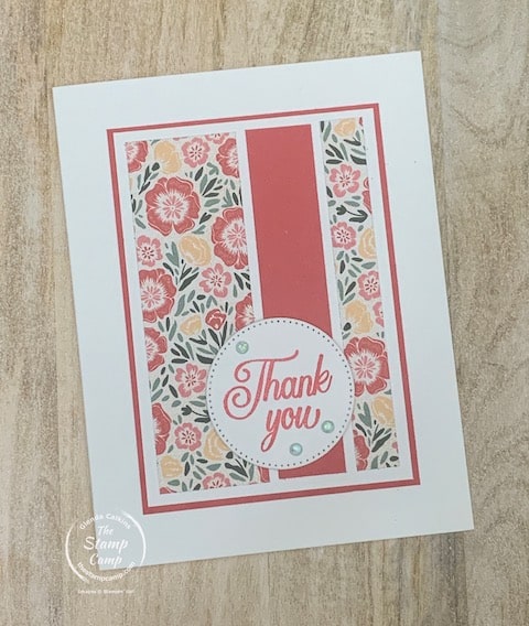 lovely in linen Designer Series Paper Strips from Stampin Up!