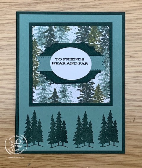 boughs of holly one sheet wonder cards from the stamp camp