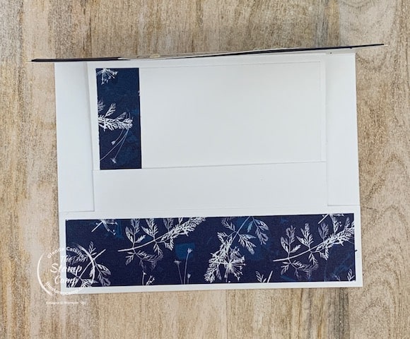 pop up gift card holder using designer series paper from stampin up