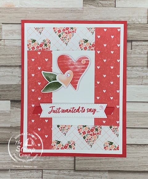 the stamp camp country floral lane designer series paper strips